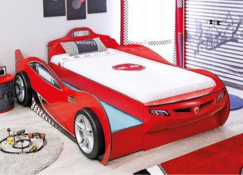 CARBED Кровать-машина Coupe с выдвижной кроватью Red 20.03.1306.00 в Раисино - raisino.mebel54.com | фото