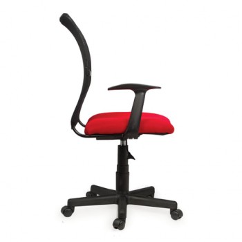 Кресло BRABIX Spring MG-307 (красно-черный) в Раисино - raisino.mebel54.com | фото