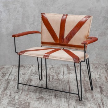 Кресло кожаное Лофт Честер (кожа) в Раисино - raisino.mebel54.com | фото