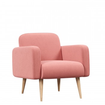 Уилбер ЛД.306010.000 Кресло (Светло-розовый, ткань UNI IDEA 1031) в Раисино - raisino.mebel54.com | фото