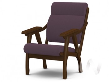 Кресло Вега-10 (орех лак/ULTRA PLUM) в Раисино - raisino.mebel54.com | фото