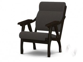 Кресло Вега-10 (венге лак/ULTRA GRAFIT) в Раисино - raisino.mebel54.com | фото