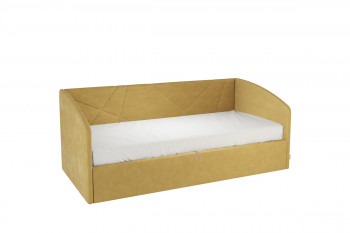 Кровать 0.9 Квест Софа (Медовый велюр) в Раисино - raisino.mebel54.com | фото