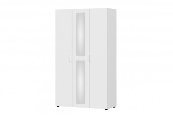 Модульная система "Токио" Шкаф трехстворчатый Белый текстурныйный в Раисино - raisino.mebel54.com | фото