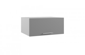 Ройс ГПГ 800 Шкаф верхний горизонтальный глубокий (Графит софт/корпус Серый) в Раисино - raisino.mebel54.com | фото