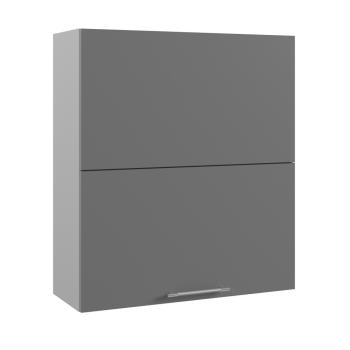 Ройс ПГПМ 800 Шкаф верхний Blum Aventos HF (Графит софт/корпус Серый) в Раисино - raisino.mebel54.com | фото