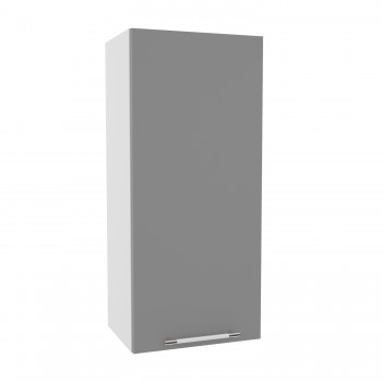 Ройс ВП 400 Шкаф верхний высокий (Графит софт/корпус Серый) в Раисино - raisino.mebel54.com | фото