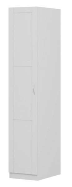 Шкаф однодверный Пегас сборный белый в Раисино - raisino.mebel54.com | фото