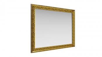 Зеркало навесное "Айрум"/(дуб кальяри / профиль: золото с орнаментом) в Раисино - raisino.mebel54.com | фото